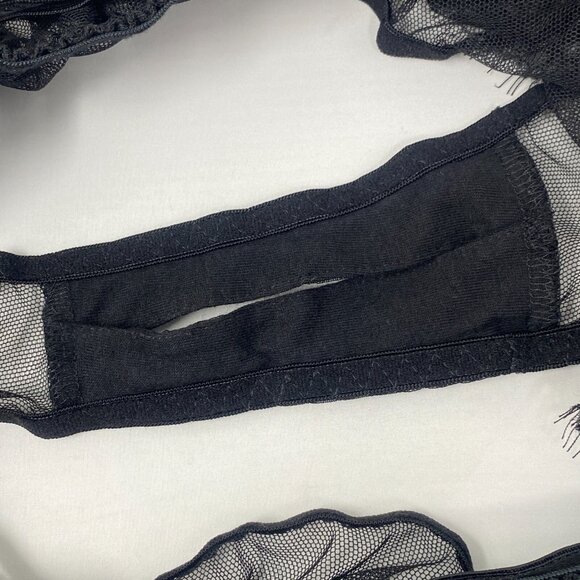 Agent Provocateur Alina Black Ouvert Brief AP4 Large New - Picture 12 of 12